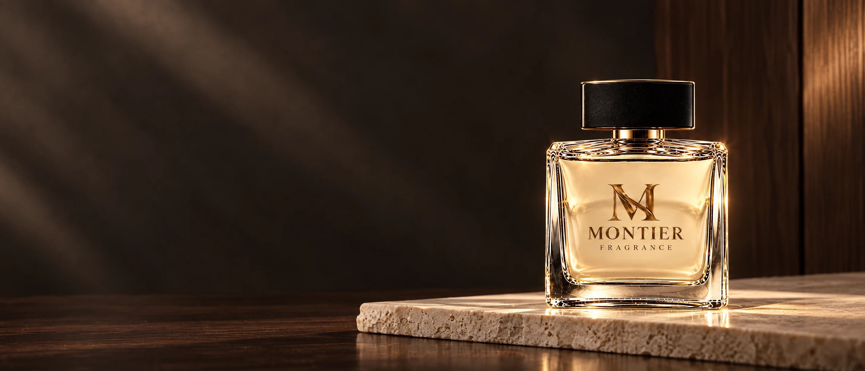 Montier fragrance in warm afternoon light